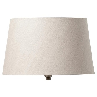 Lniany abażur Basic Straight naturalny 50cm